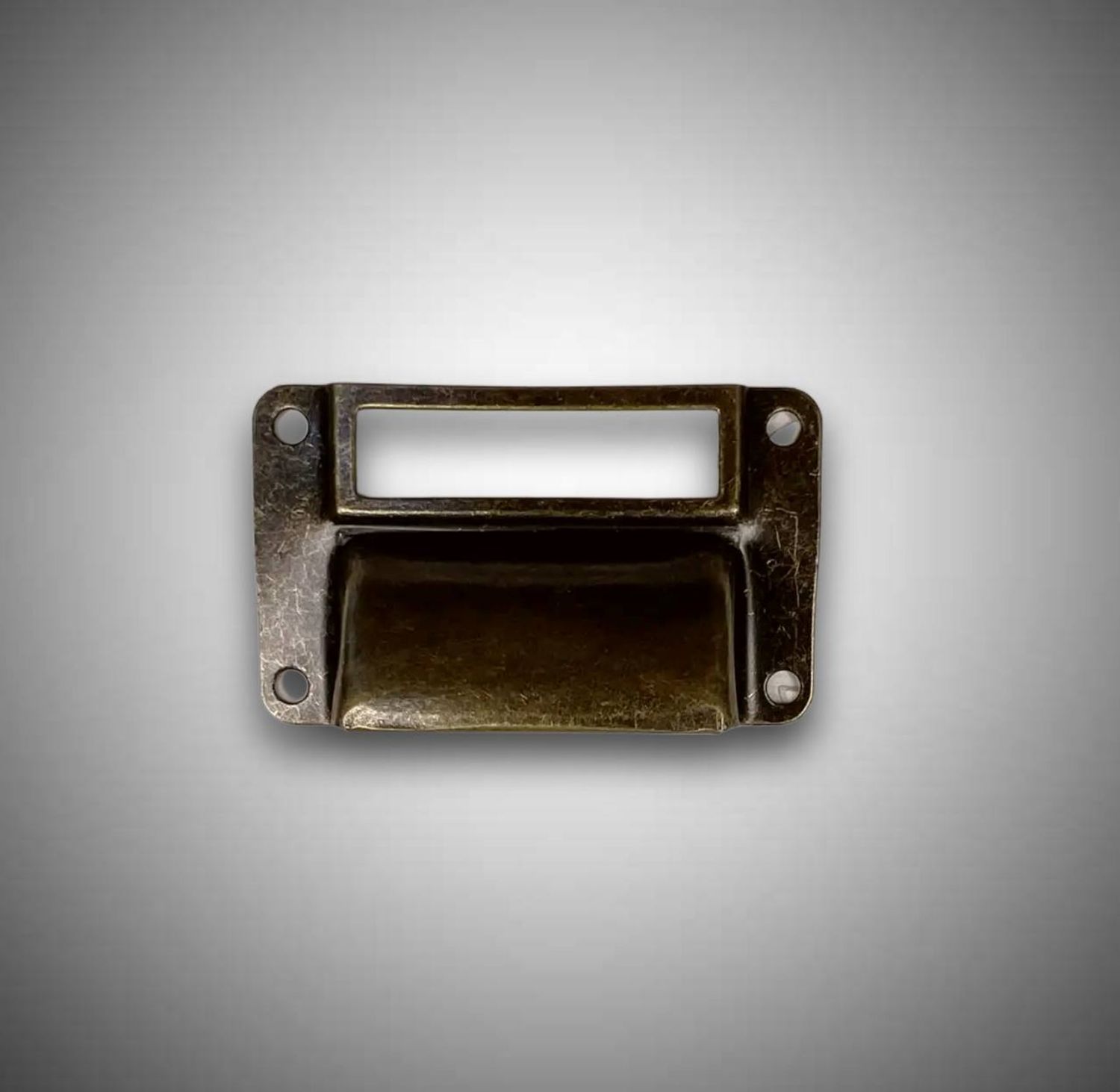 ручкка бирка цвет бронза 4*7см