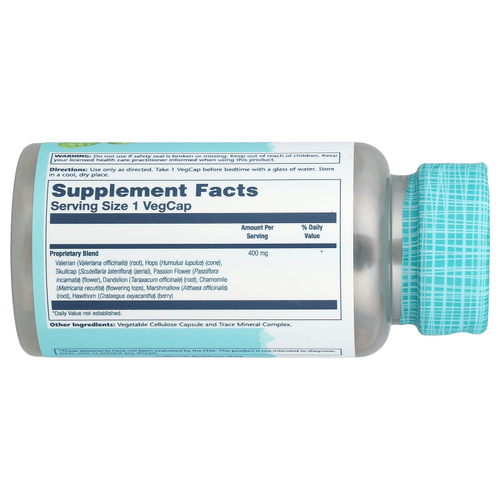 Solaray, Снотворная смесь SP-17, 100 растительных капсул