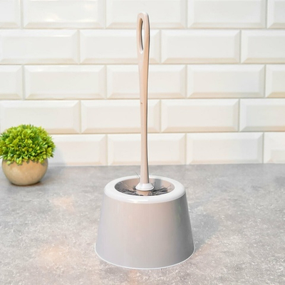 Ерш для туалета с подставкой "Стандарт" серый