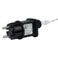 ULD-B12006-195-TTK AMBER IP44 Бахрома светодиодная с эффектом мерцания. 12м. Соединяемая. 195 светодиодов. Янтарный свет. Провод прозрачный. ТМ Uniel