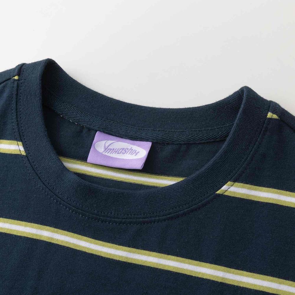 Футболка Ymkashix Nineties темно-синий / лаймовый