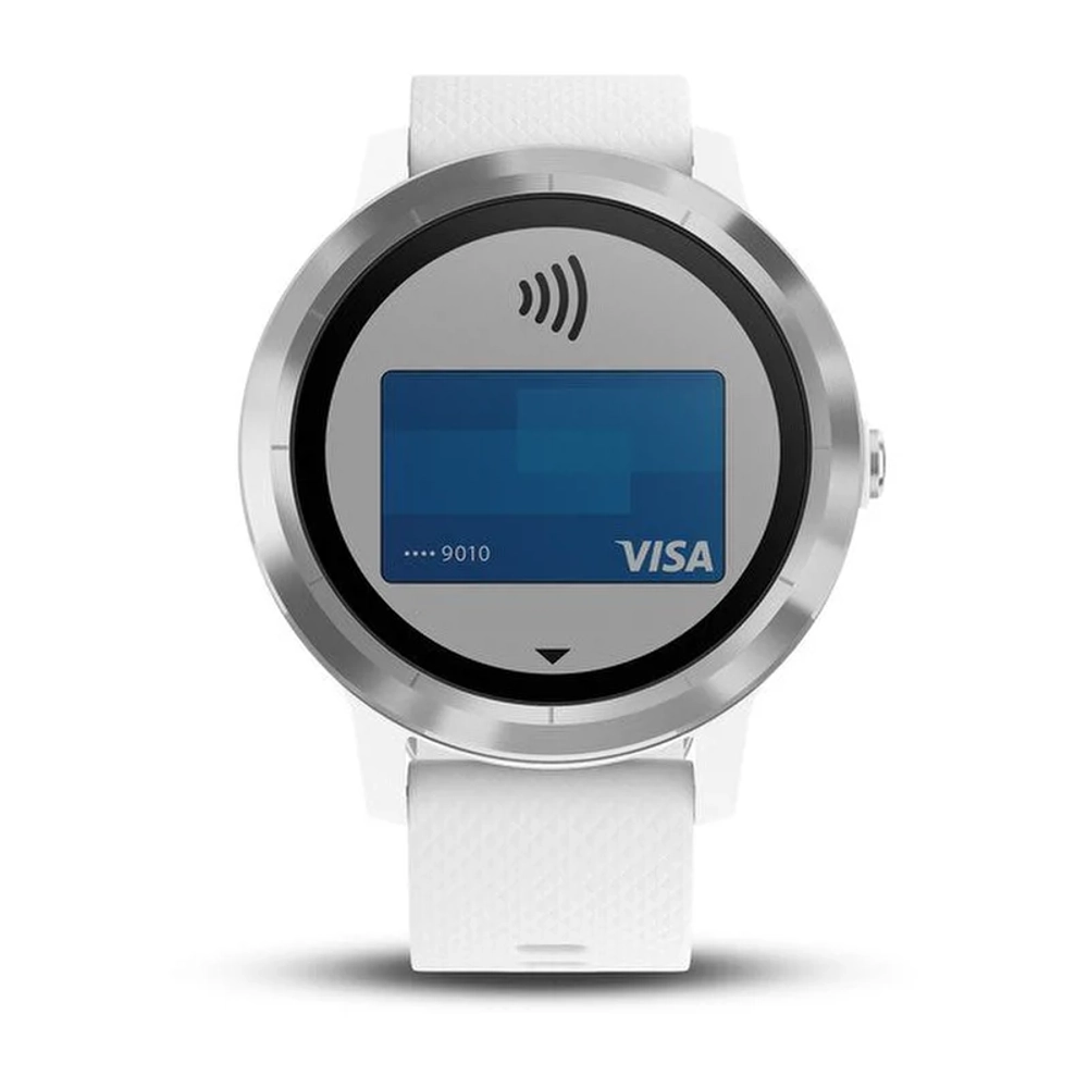 Часы для фитнеса Garmin vivoactive 3, серебристые, 010-01769-22