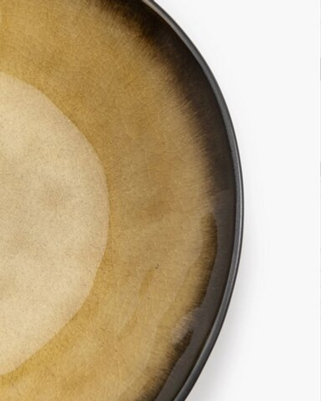 Чаша для салата 23.5см Serax Salad bowl black Pure черная