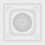 Скатерть круглая Garnier Thiebaut Comtesse Blanc (235 см)