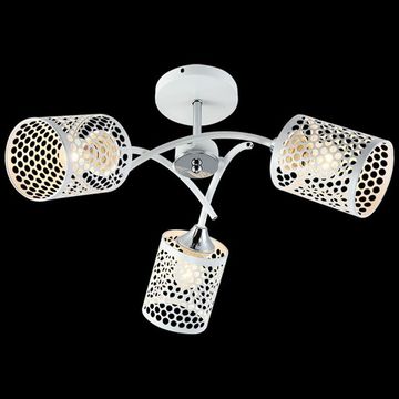 Люстра потолочная Reluce E27 01332-0.3-03 WH+CR