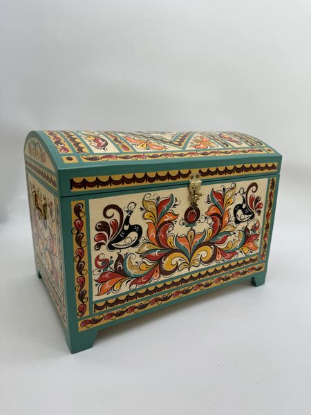 Сундук подарочный с ручной росписью