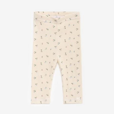 Легинсы Wildflowers, рост 74-80 см, бежевый (Крошка Я)