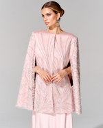 Кейп с вышивкой ручной работы