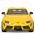 Модель 1:31 Toyota Supra [US], желтый, откр. двери, свет, звук