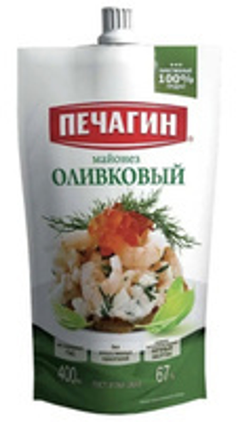 Майонез Печагин Оливковый 67% 400мл