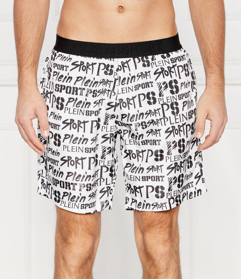 Шорты для плавания Plein Sport - белый(PS24MBL04)