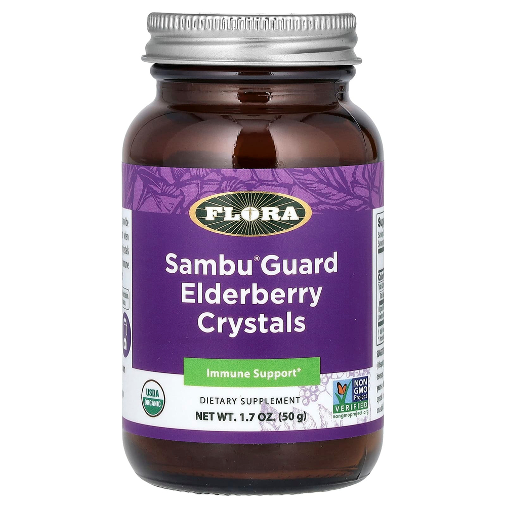 Flora, Sambu Guard, кристаллы бузины, 50 г (1,7 унции)