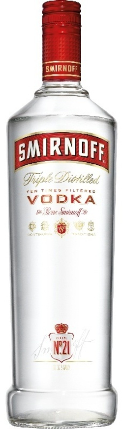 Водка Smirnoff RED 1 л.