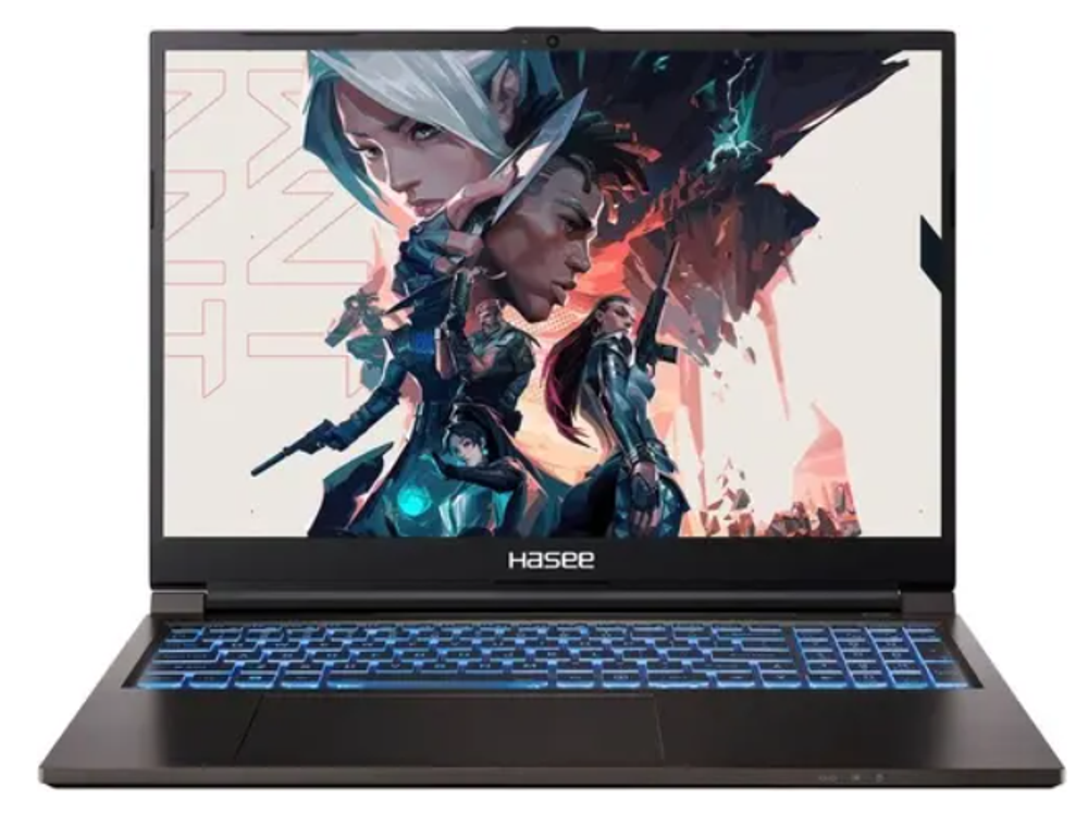16.1" Ноутбук Hasee T8-DA7NP+ (2560x1600, Intel Core i7-12700H, RAM 16ГБ, SSD 512ГБ, Nvidia GeForce RTX 3060, Win 11 Home)