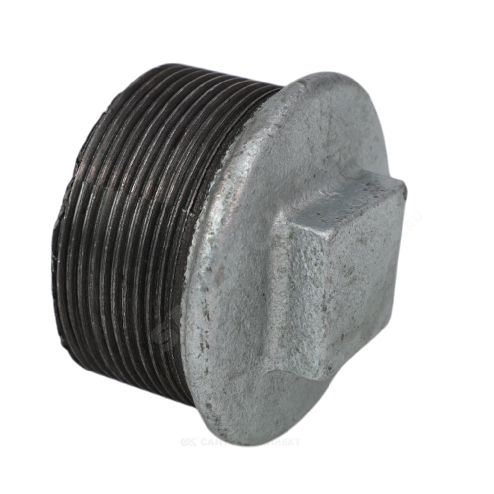 Заглушка чугун оц Ду 20 (3/4") НР Fittex PLUS