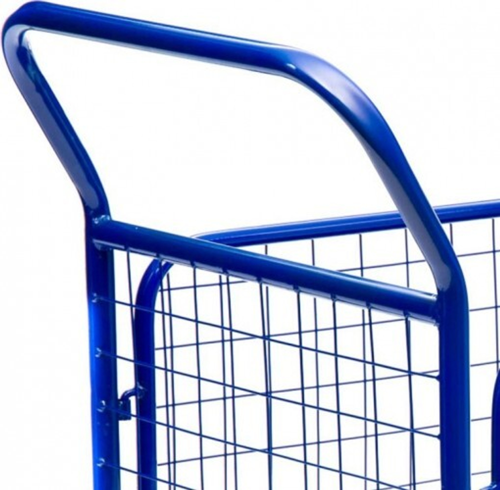 Тележка платформенная СТЕЛЛА-ТЕХНИК КПО-300 с бортами, 600х1000мм КПО-300-С-125-И