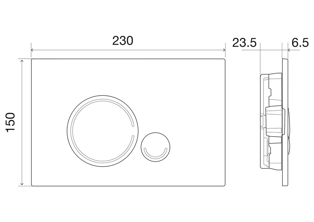 Инсталляция для подвесного унитаза BelBagno BB002-80/BB014-SR-BIANCO с панелью смыва, белый глянцевый