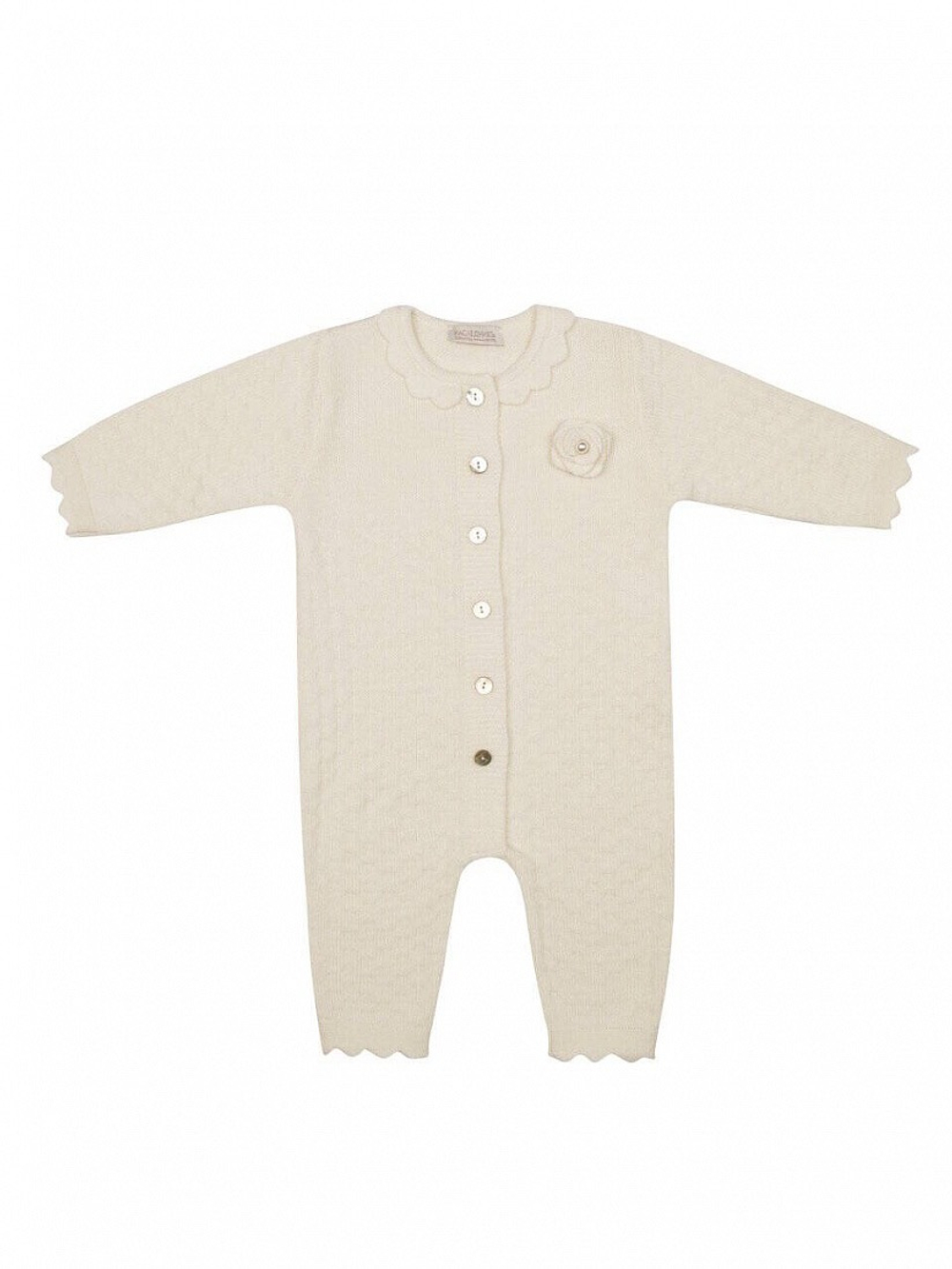 Комбинезон с розой, Экрю