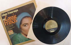 Винтажная виниловая пластинка LP Schlager Erinnerungen Mit Connie Francis (Germany 1969)