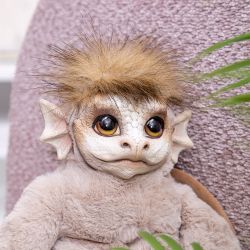 Игрушка мягкая Дракон Бэби Мистик Светло-коричневый