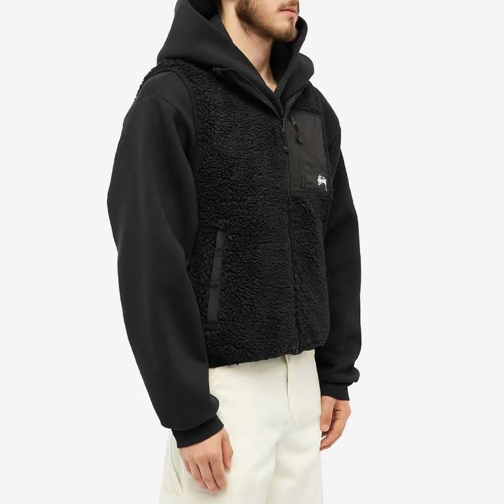 Куртки Stussy FW23 SHERPA REVERSIBLE VEST, 118528