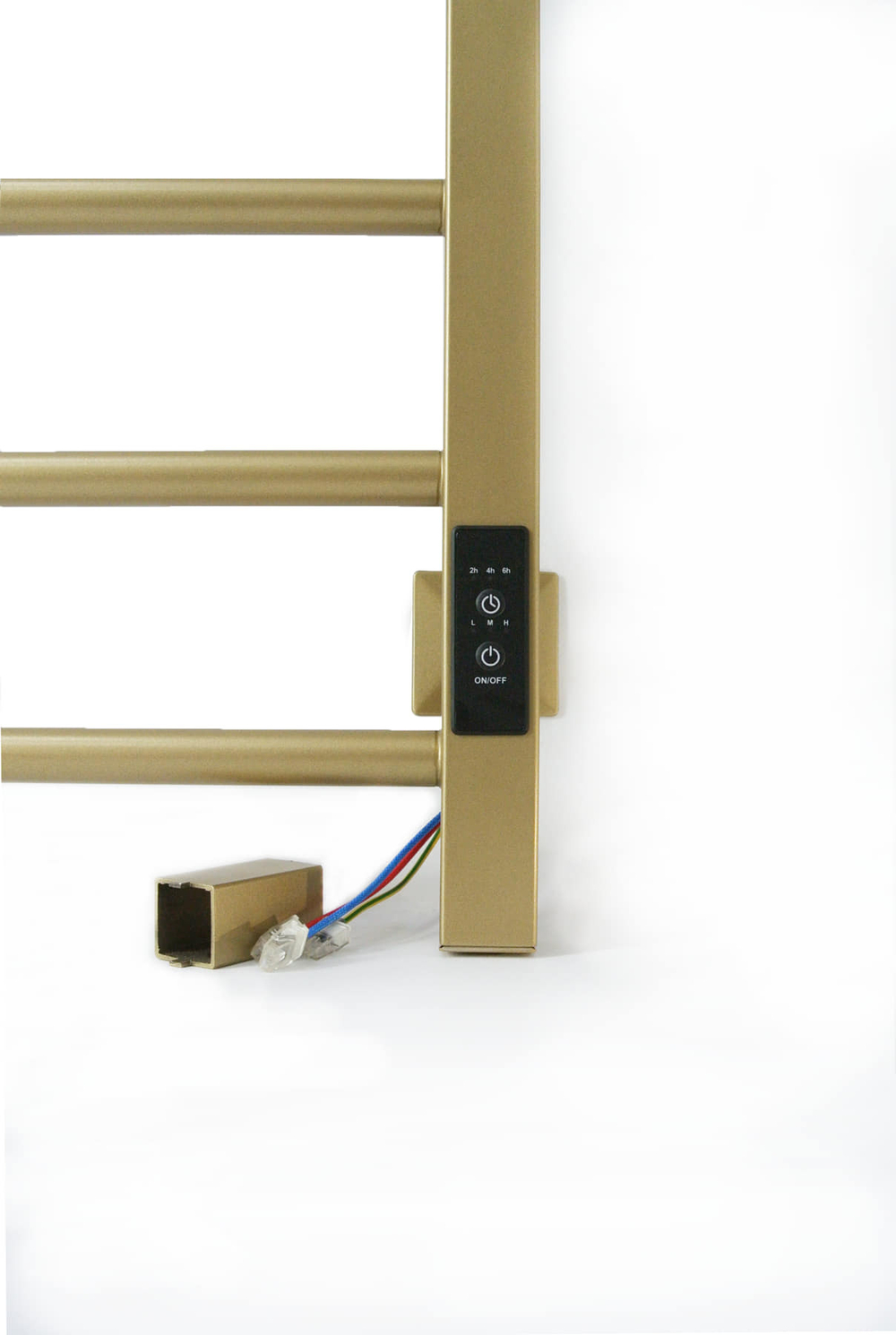 Полотенцесушитель электрический с/т Comfysan Unico-K EC-8 80/40, MAT GOLD RAL