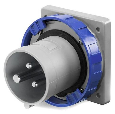 Вилка панельная артикул DIS2466393 IP67 63А 2P+E 230В