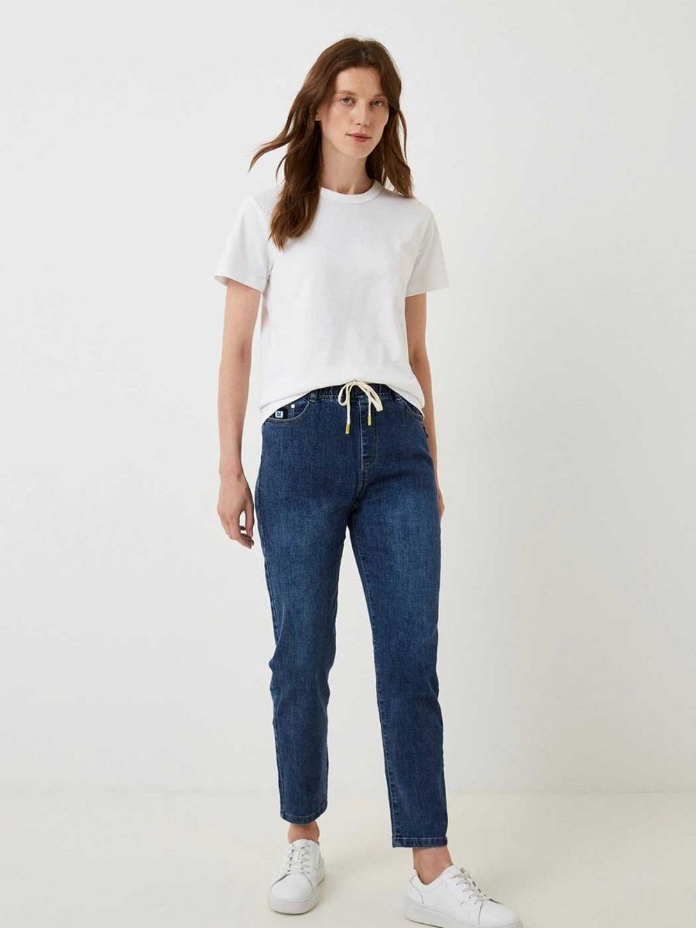 Джинсы на резинке больших размеров