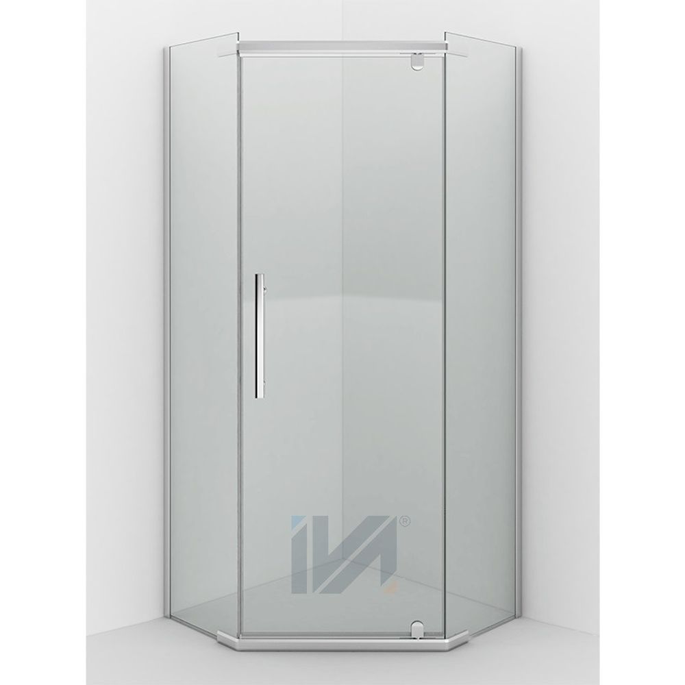 Душевое ограждение IVA E1PC90C 900*900*2000 (без поддона) светлое стекло