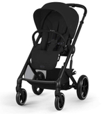 Коляска Cybex Balios S Lux BLK 2025 Aton B2 i-Size Volcano Black 3 в 1 Moon Black с дождевиками