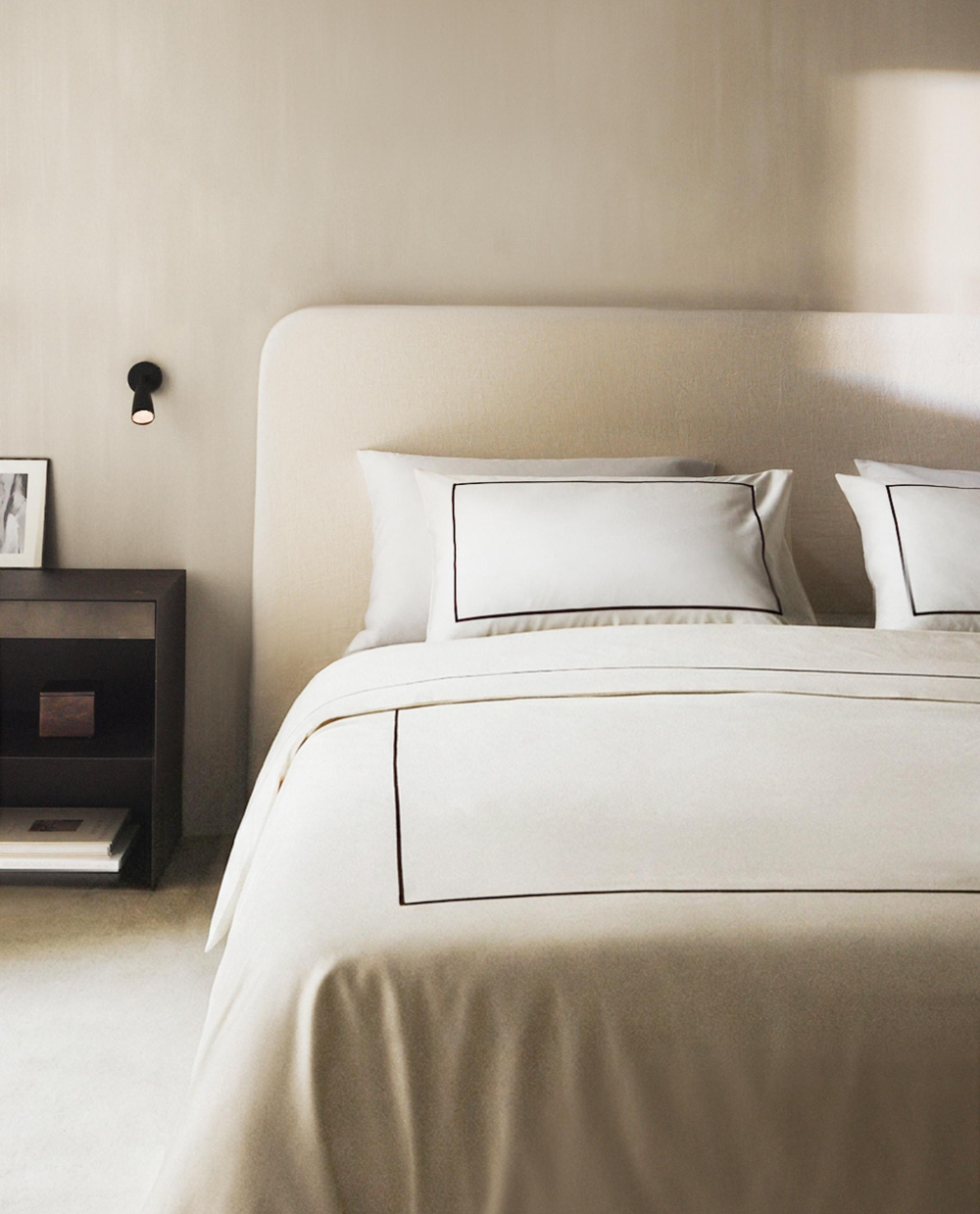 Пододеяльник Zara Home сатин, хлопок 100%, однотонный, 6102/088 · арт. 6102/088