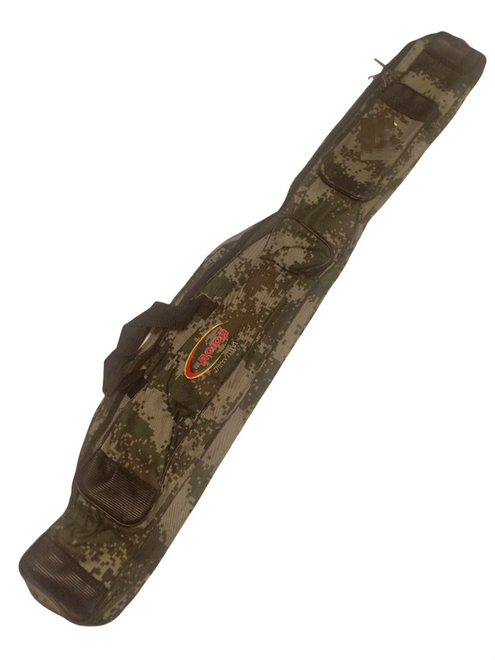 Чехол для снастей, удочек . 2 отделения + 2 кармана снаружи ДОЮЙ цвет зеленый длина 150см