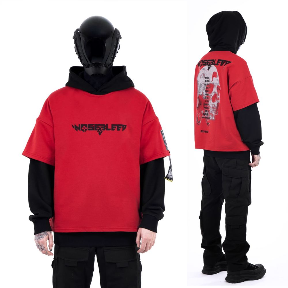 Худи Heartz Return of the Living Dead Color-Block красный