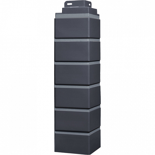 Наружный угол Кирпич KLINKER, графит Fineber (Файнбир)