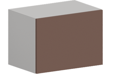 Кухня Модуль ШВГ 500 Белый / Пудрово-розовый