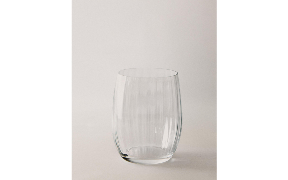 Zara Home стакан из стекла, цвет прозрачный, 10 см · 9260/401