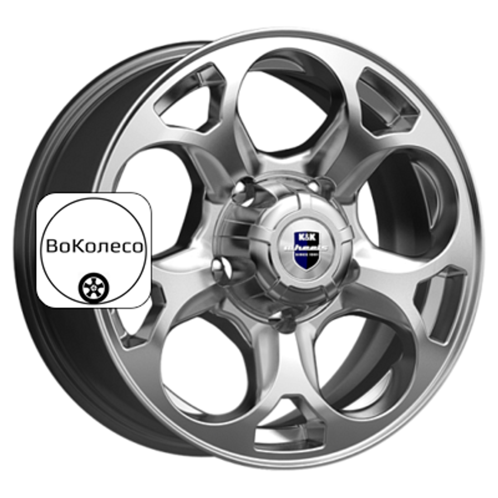 7x16/5x139,7 ET35 D108,5 Линкс (КС1057) Дарк платинум K&K