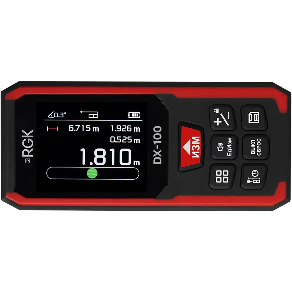 Лазерный дальномер DX-100 RGK 723382