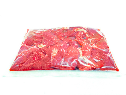 Бефстроганов из мраморной говядины, 600г, ВУ, ПОРЦ, ROSSO -з