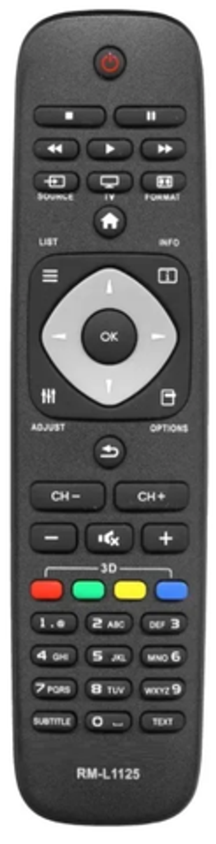 Пульт для PHILIPS Универсальный RM-L1125+