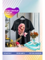 Термонаклейка на одежду, термопринт Русалка