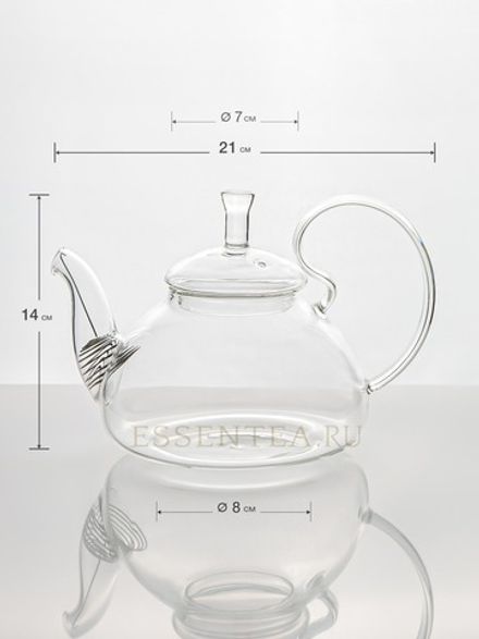 Чайник стеклянный "Венши" без колбы 800 мл