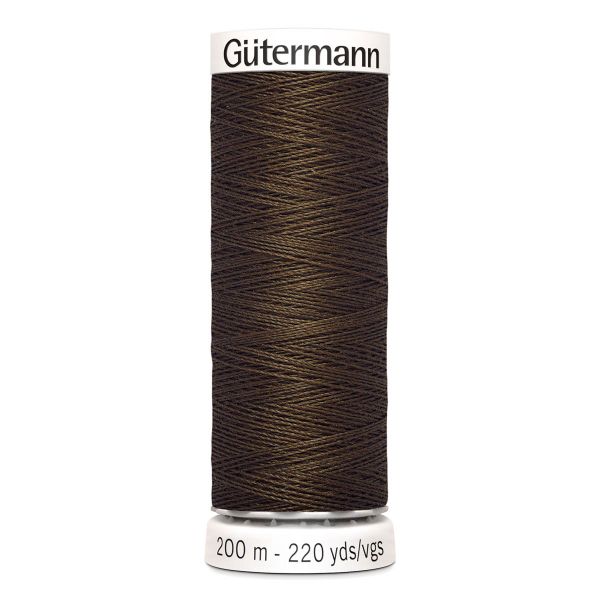Нитки универсальные Gutermann Sew-all 100 (200 метров), 5 кат. | 816 каштановый