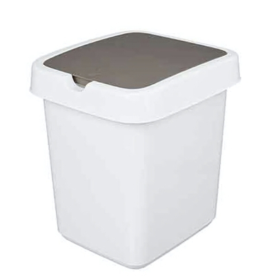 Контейнер для мусора "Tule" 14л (светло-серый)