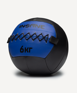 Медбол IN24-WB100, 6 кг, синий