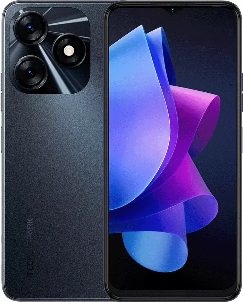 Смартфон TECNO Spark 10 (KI5Q) 4/128GB Meta Black