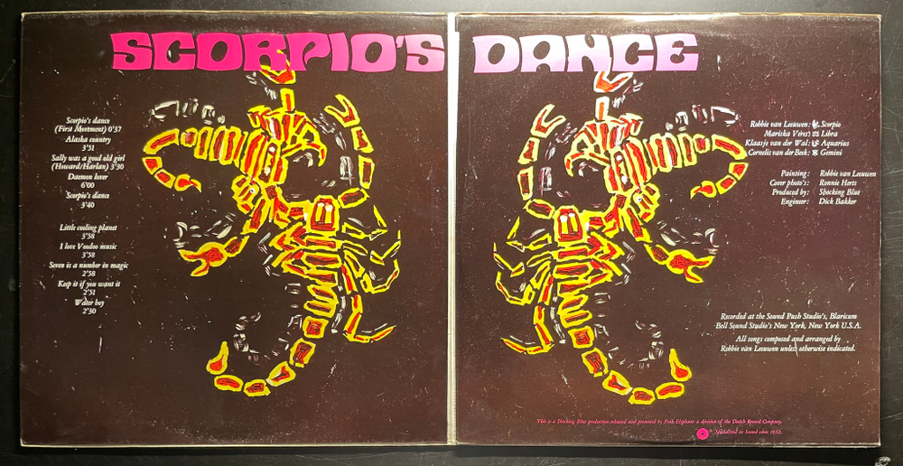 Shocking Blue ‎– Scorpio's Dance (Бельгия 1970г.)