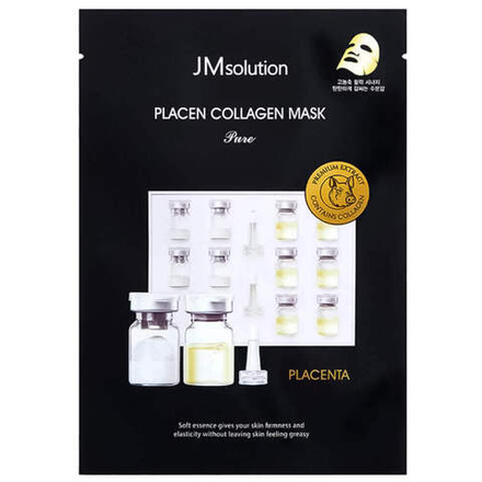 JMsolution Плацентарная тканевая маска с коллагеном Placen Collagen Mask Pure