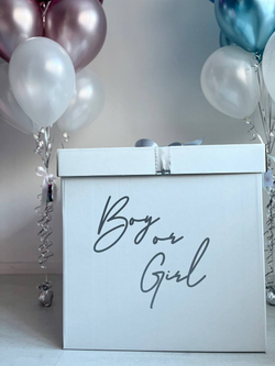 Шары на определение пола Гендер пати/ коробка с шарами / мальчик или девочка №2698