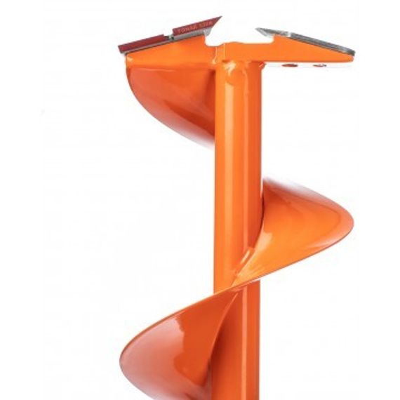 Комплект под шуруповерт, мотобур (шнек MOTOSHTORM 130(R)+адаптер АШ-02+молоточек) T-SMS130R-ASH02